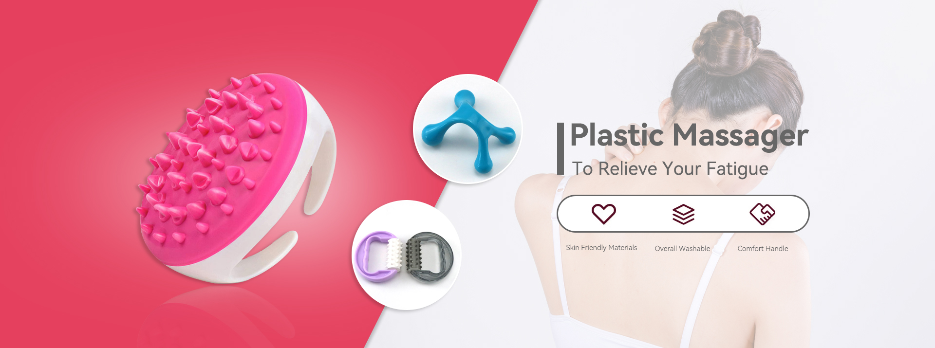 Fabricants et fournisseurs de brosses de massage en plastique
