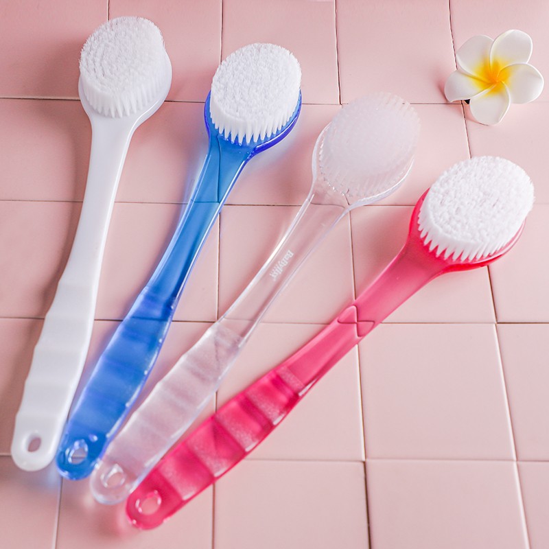 À propos de la brosse de bain en plastique à long manche pour le dos