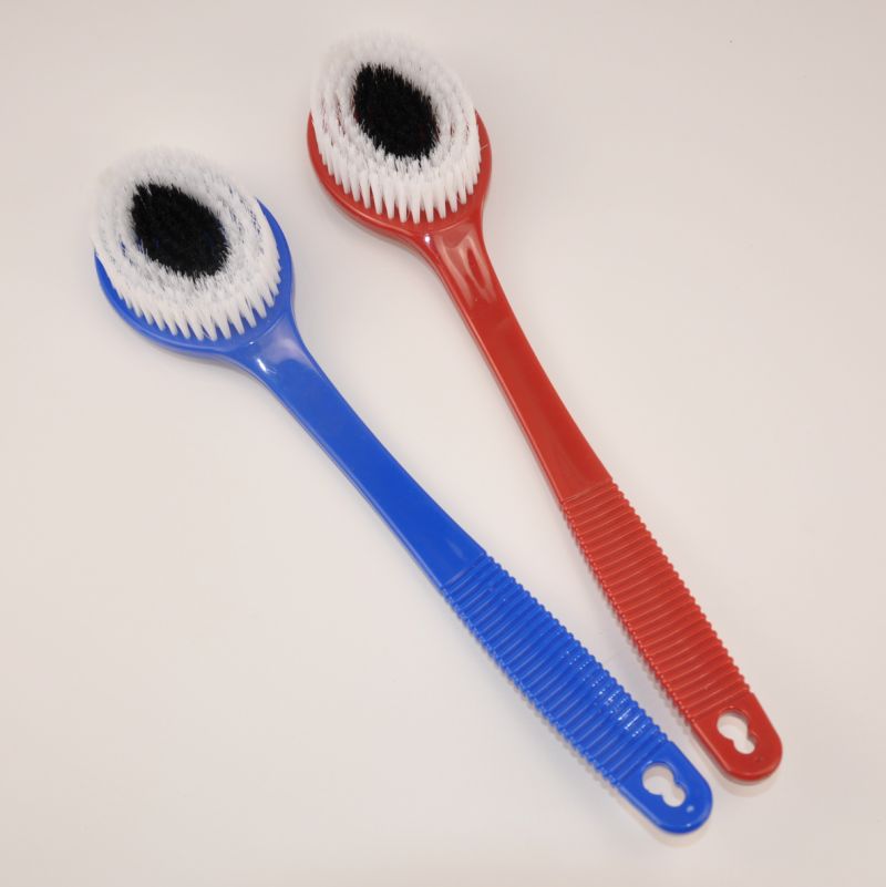 Brosse pour le corps en plastique pour le dos de la douche